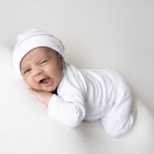 PEQUEÑA BIENVENIDA BABY SET - AJUAR 4 PIEZAS PIMA + CAJA - BALLERINA - ROSA VIEJO