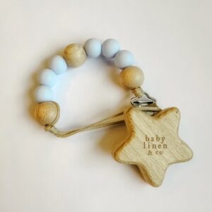 PORTA CHUPETE BL - CELESTE BEBÉ